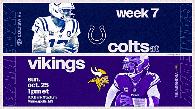 What channel is Vikings vs. Colts on today? Time/schedule for Week 7