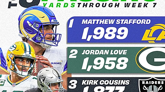 NFL Offensive Leaders heading into Week 8