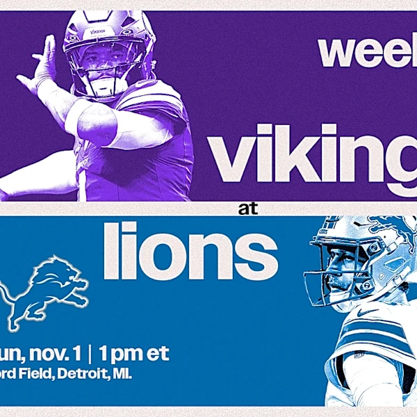 Vikings preview for Week 8 matchup with the Detroit Lions