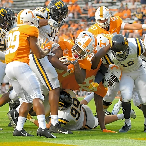 Tennessee football all-time results on September 8
