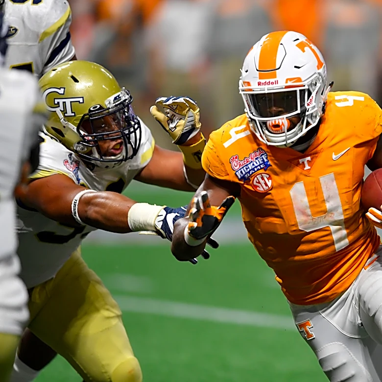 Tennessee's double-overtime win against Georgia Tech football in 2017