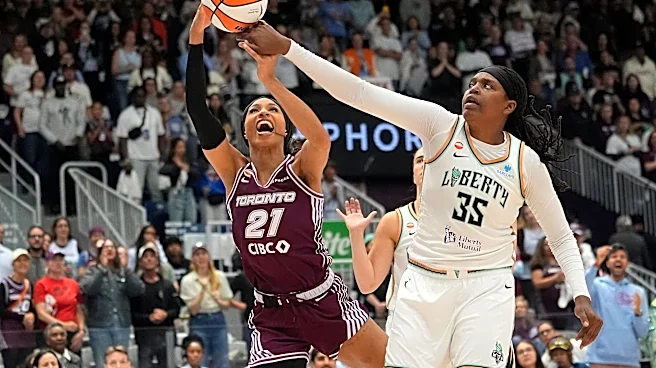 Isabelle Harrison leads Toronto in rebounds against New York