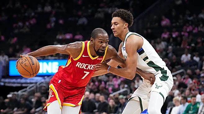 Nate Ament faces Kevin Durant in NBA game