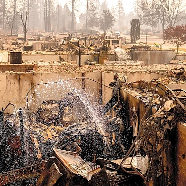 Wildfires come for the suburbs