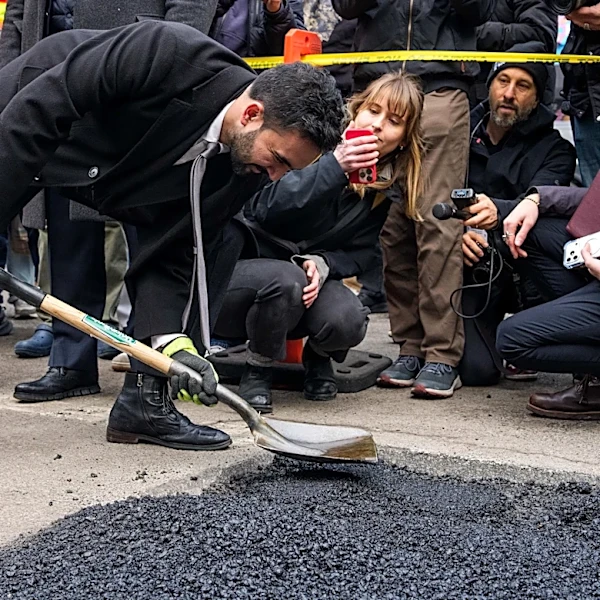 How do you rebuild trust in the government? One pothole at a time.