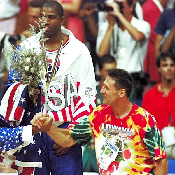Look back at basketball gold for Dream Team at 1992 Barcelona Olympics