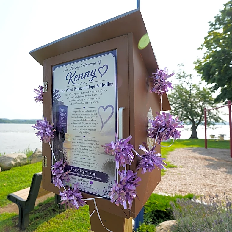 Rockland's first 'wind phone' to help those grieving honors local teen