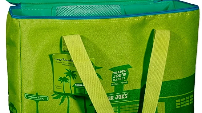 Where to find Trader Joe's insulated lime green bag in Westchester