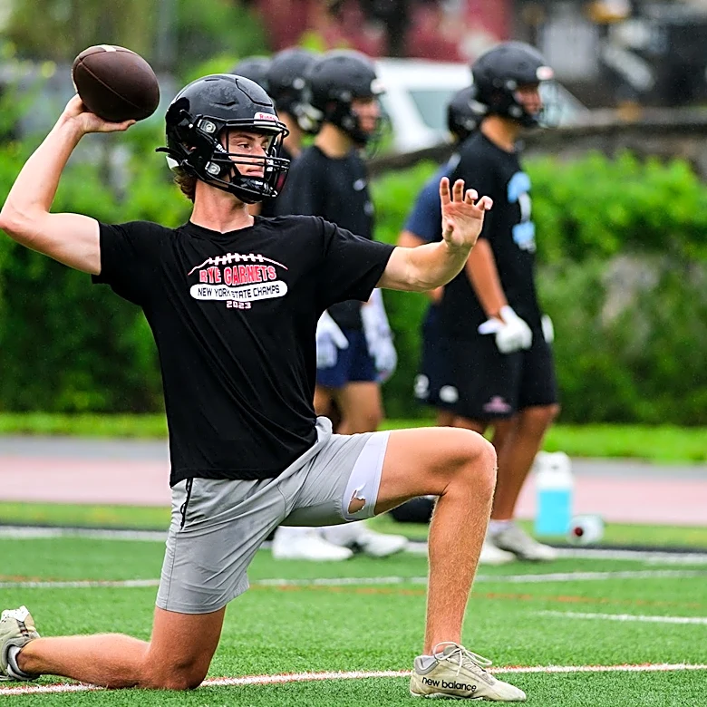 New lineup at Rye planning a vigorous state football title defense