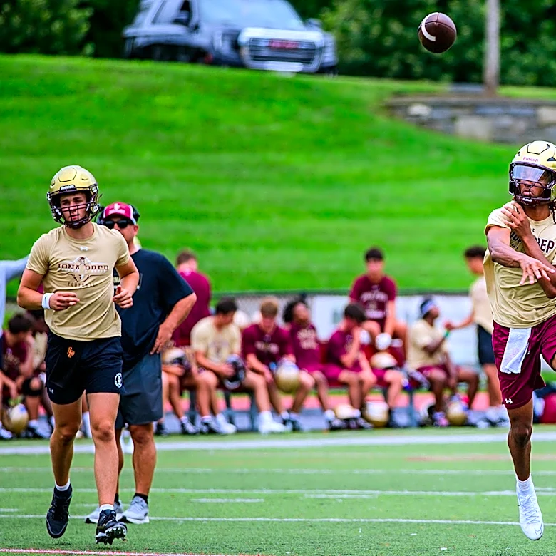 Iona Prep opens camp, takes first step toward CHSFL three-peat