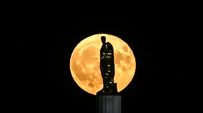 August full moon brings a rare 'almost blood moon'