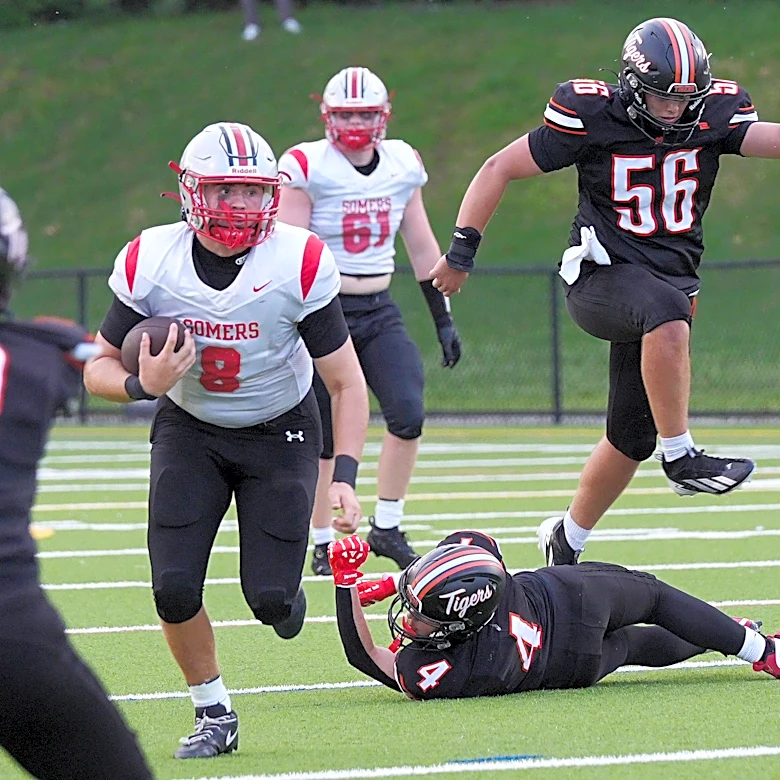 Somers pulls out tough 20-13 football opener win over Mamaroneck