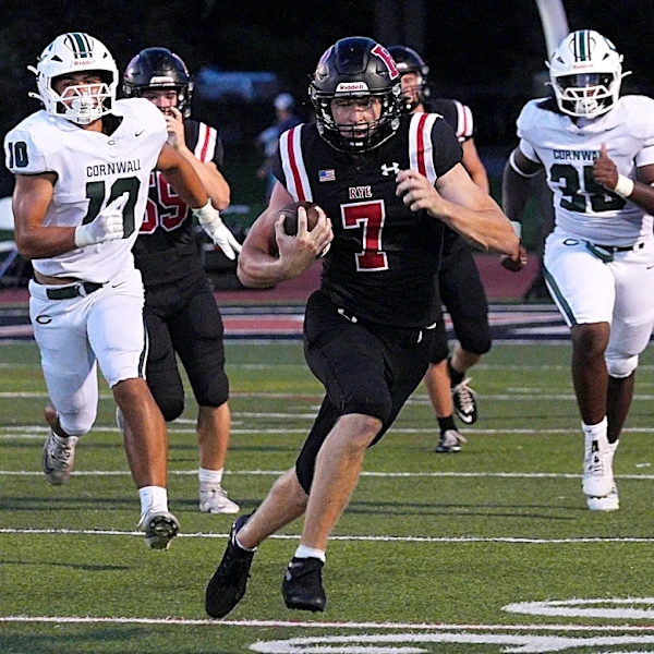 Rye football brings fireworks in season-opening win over Cornwall