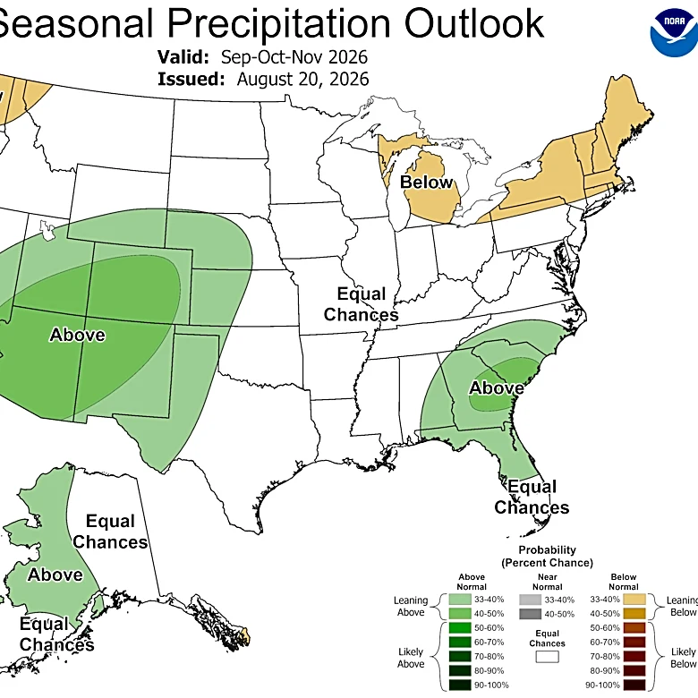 NY fall weather forecast 2026: Here's what to expect this season