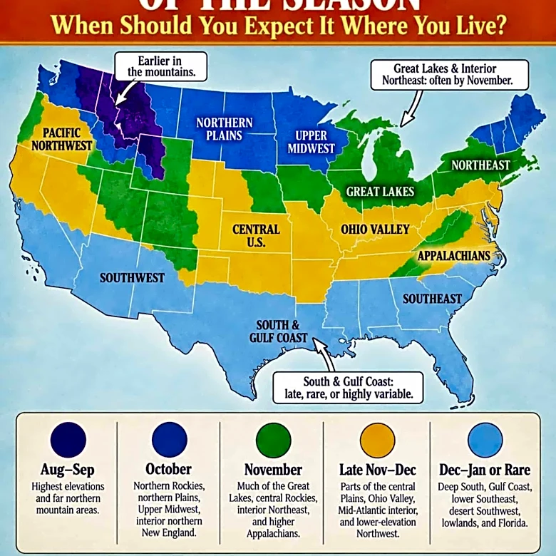 When will NY get its first snow? Farmers' Almanac forecast, average dates by city