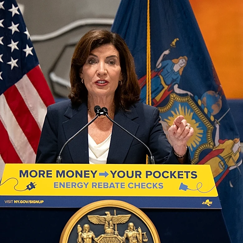 Hochul, Blakeman clash over energy rebate checks in NY governor's race