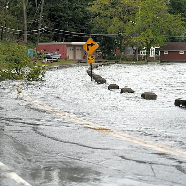 How much rain has fallen in New York? Latest nor'easter totals, flooding updates