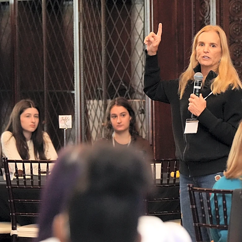 Kerry Kennedy at Manhattanville for Young Women's Leadership Summit