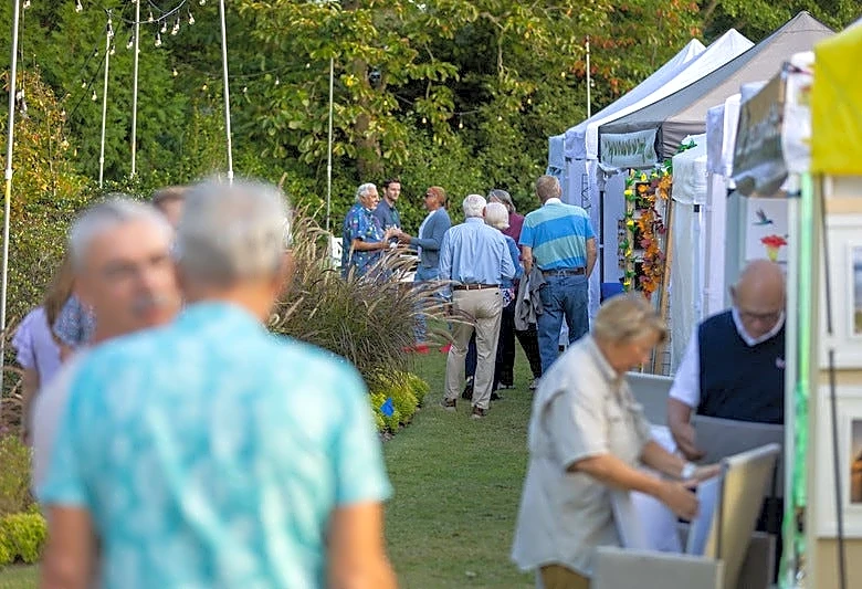 Wilmington garden transforms into open air gallery