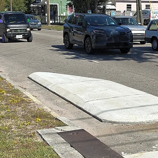 Curb extensions on Wilmington road drawing ire of drivers