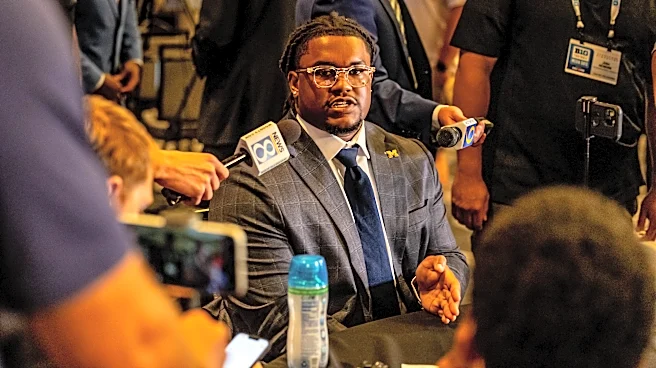 Watch Michigan football DT Trey Pierce video at Big Ten media days