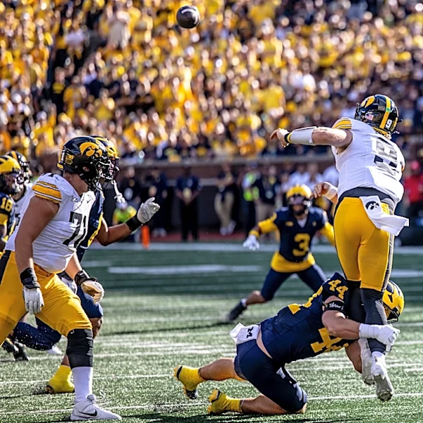 Rod Moore calls out Michigan's 'stupid penalties' in stunning Iowa loss