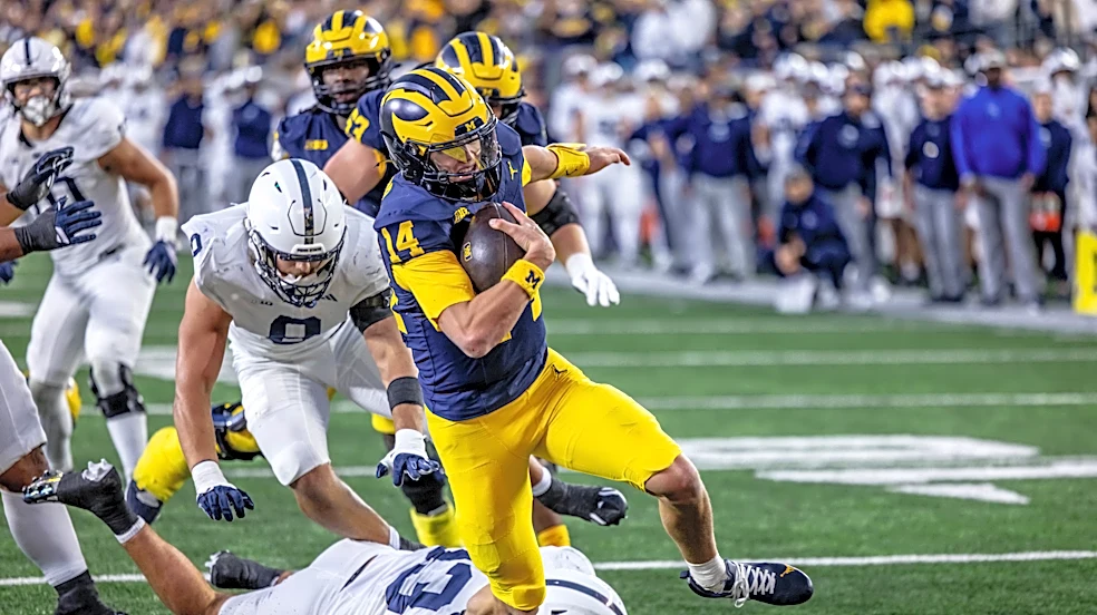 Tommy Carr sparks Michigan comeback win over Penn State, 21-18