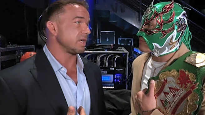Chad Gable Returns To Main Roster As Himself On WWE SmackDown, Apologizes To Rey Fenix