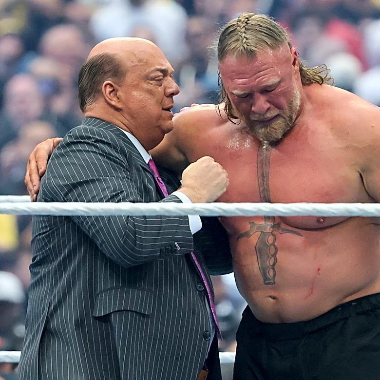 Paul Heyman Reveals What He & Brock Lesnar Said To Each Other At WWE WrestleMania 42