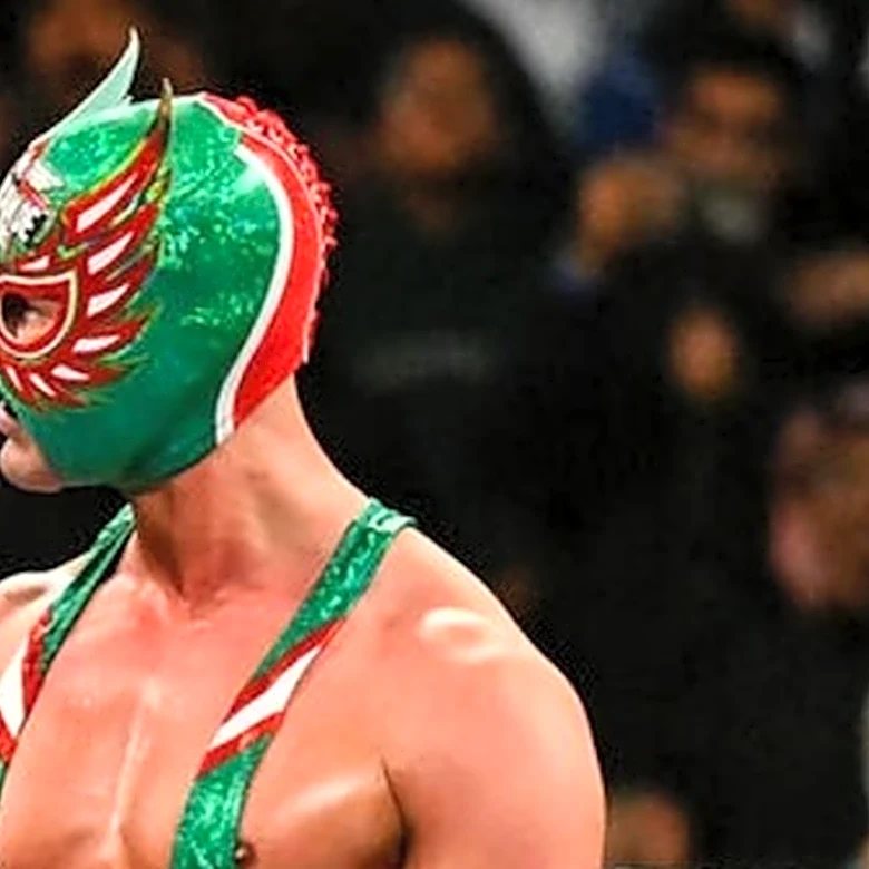 WWE's El Grande Americano Sat Front Row At World Cup Match Between Mexico & England