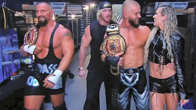 The Vision Win Back WWE Tag Titles On Raw With Help From Maxxine Dupri
