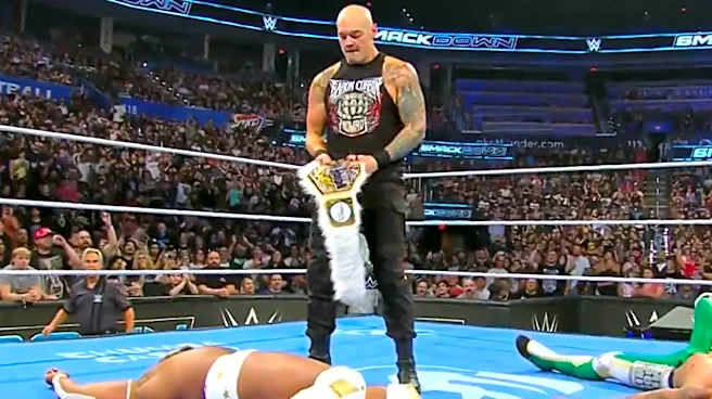 Baron Corbin Returns On WWE SmackDown, Takes Out Trick Williams And Carmelo Hayes