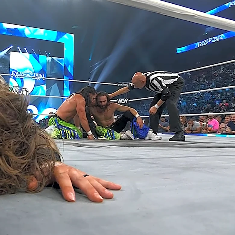 Young Bucks Overcome Dysfunctional Jon Moxley & Will Ospreay At AEW Redemption