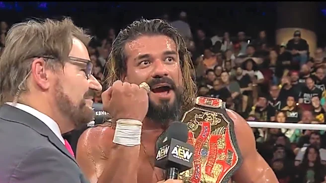 Andrade El Idolo Defends AEW National Title, Relishes In 'Screwing' Don Callis