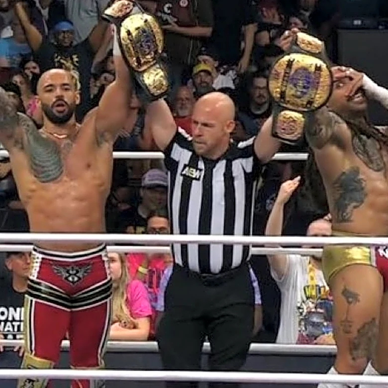 The Demand Dethrone AEW World Trios Champs The Conglomeration