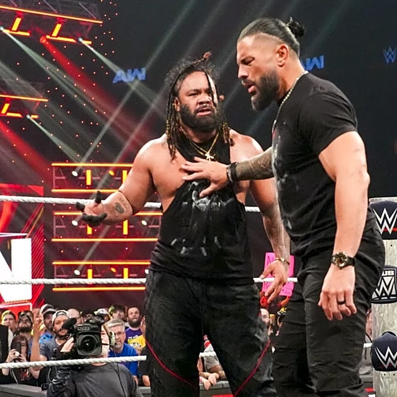 WWE Posts Footage Of Jacob Fatu Walking Away From Roman Reigns After Raw Went Dark