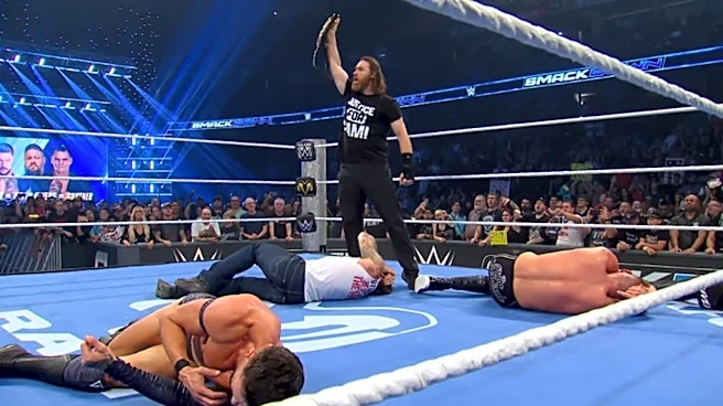 WWE SmackDown No. 1 Contender's Match Ends In Chaos When Sami Zayn, CM Punk Interfere