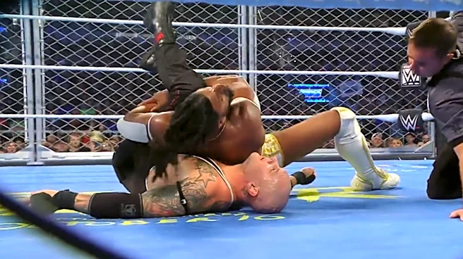 Trick Williams Beats Baron Corbin In WWE SmackDown Steel Cage Match, Retains US Title
