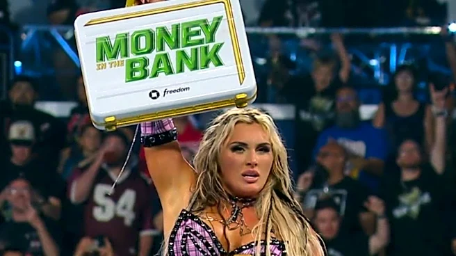 WWE's Tiffany Stratton Captures Money In The Bank Briefcase For The Second Time