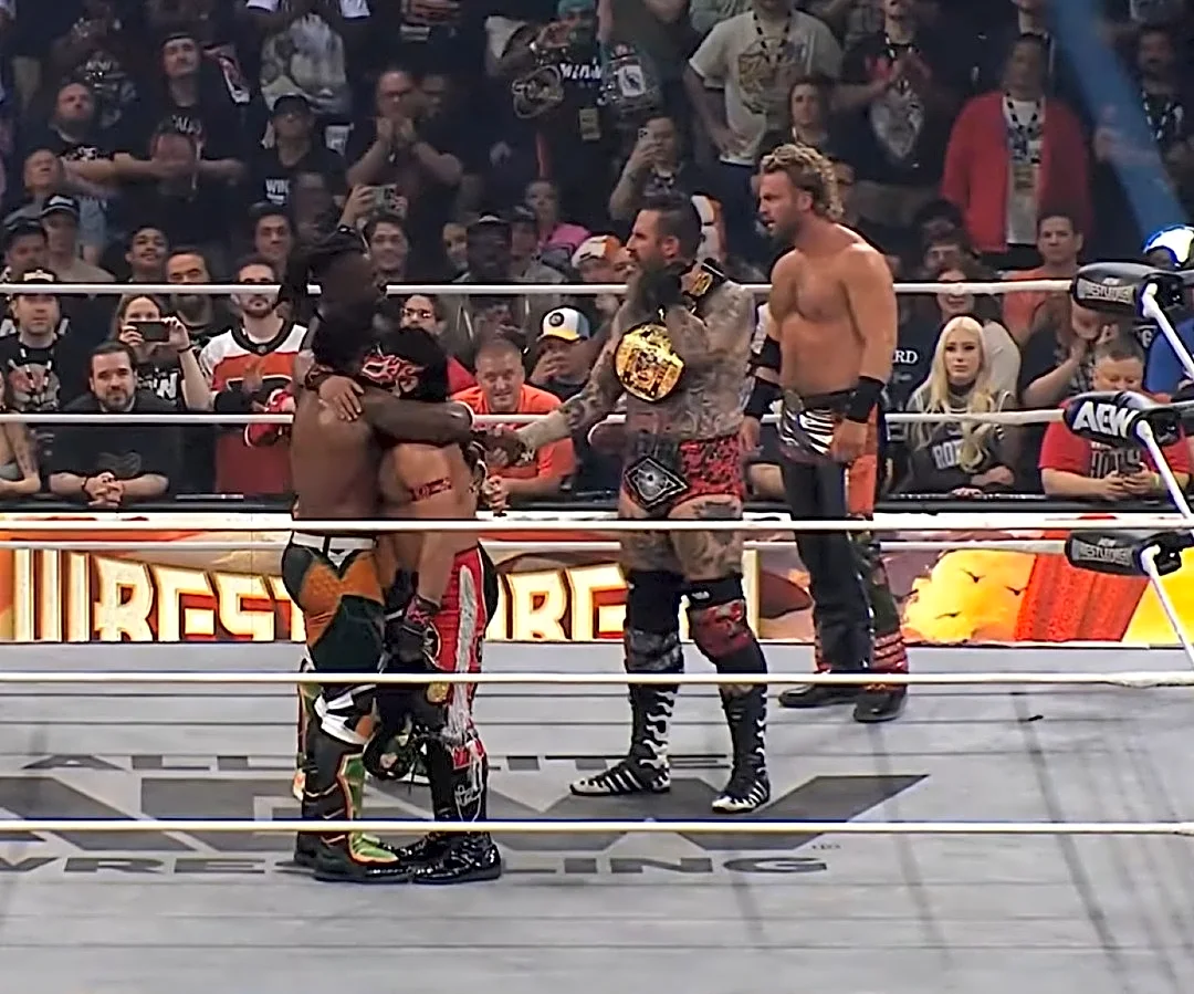 Hangman Page & Brodido Win 2/3 Falls Match At AEW WrestleDream, Capture Trios Titles