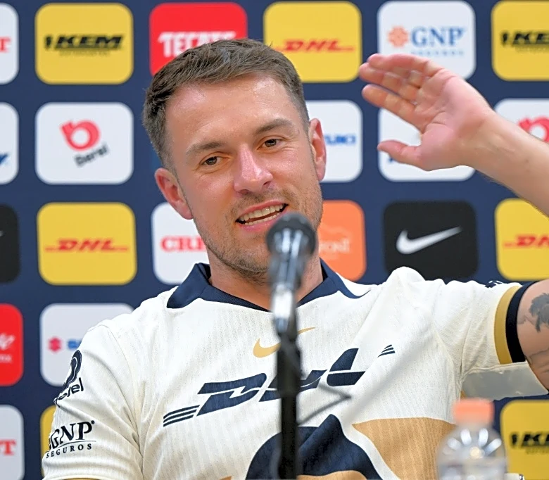 El futbolista galés Aaron Ramsey, ex de Arsenal y Pumas, anuncia su retiro