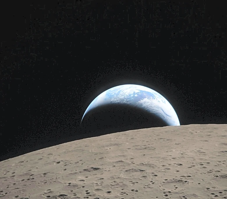 La NASA publica foto de "puesta de la Tierra" antes del retorno de Artemis