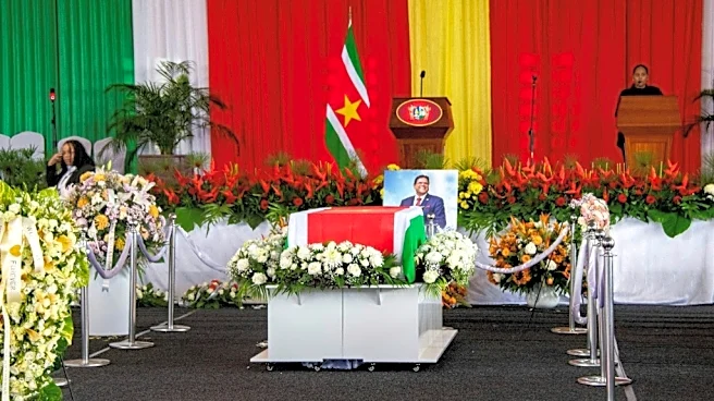 Surinam despide a su expresidente Chan Santokhi