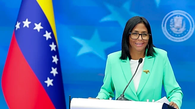 La presidenta encargada de Venezuela promete aumentar salarios el 1 de mayo