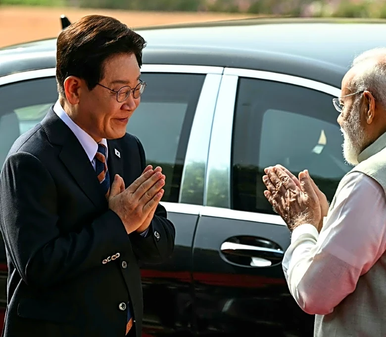 El presidente surcoreano visita India para hablar de IA y construcción de barcos