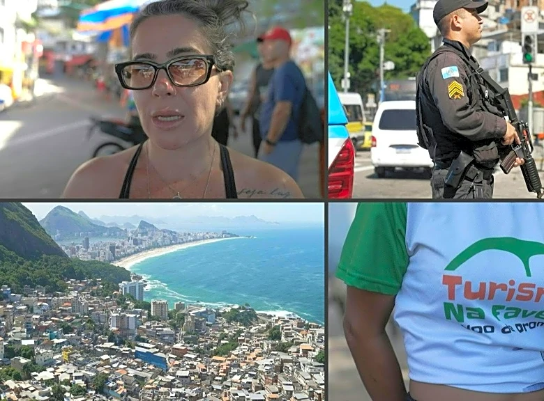 Más de 200 turistas atrapados en un mirador de Rio por una operación antinarco