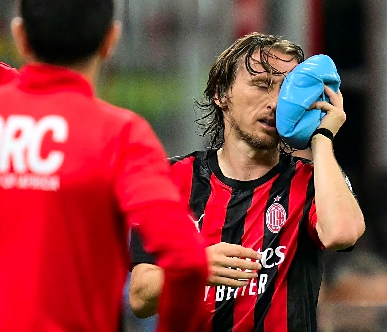 Modric será operado por una fractura en un pómulo