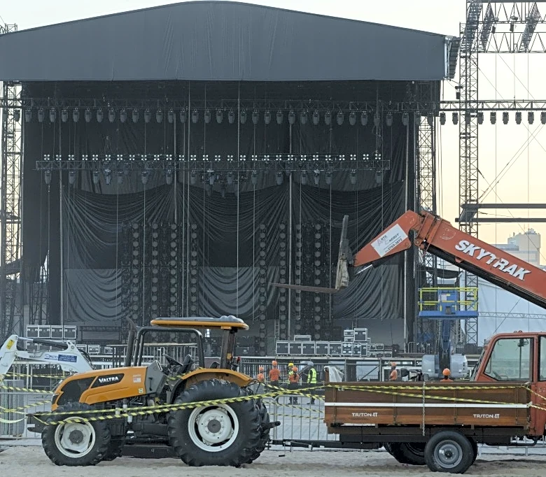 Un trabajador muere en un accidente durante el montaje del show de Shakira en Rio