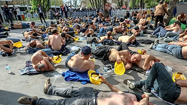 La policía turca disuelve una protesta de mineros en huelga de hambre