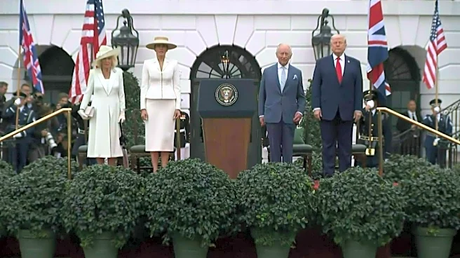 Carlos III pide "renovar alianza" entre EEUU y Reino Unido durante cena con Trump